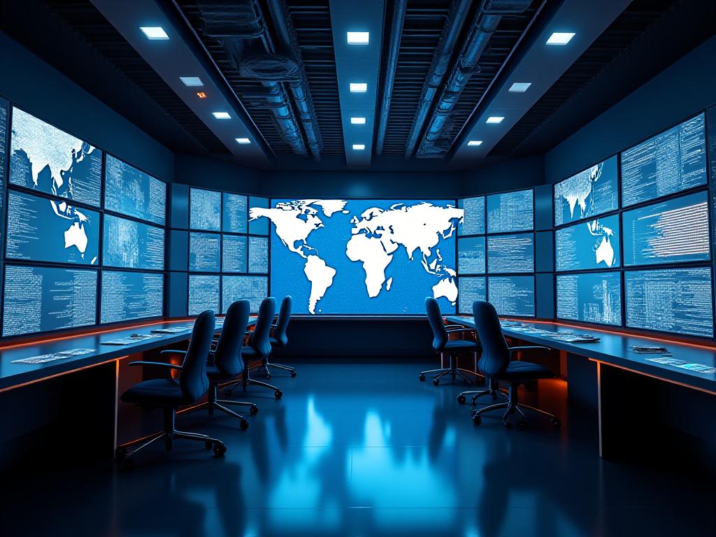 Secure data processing and logistics management center