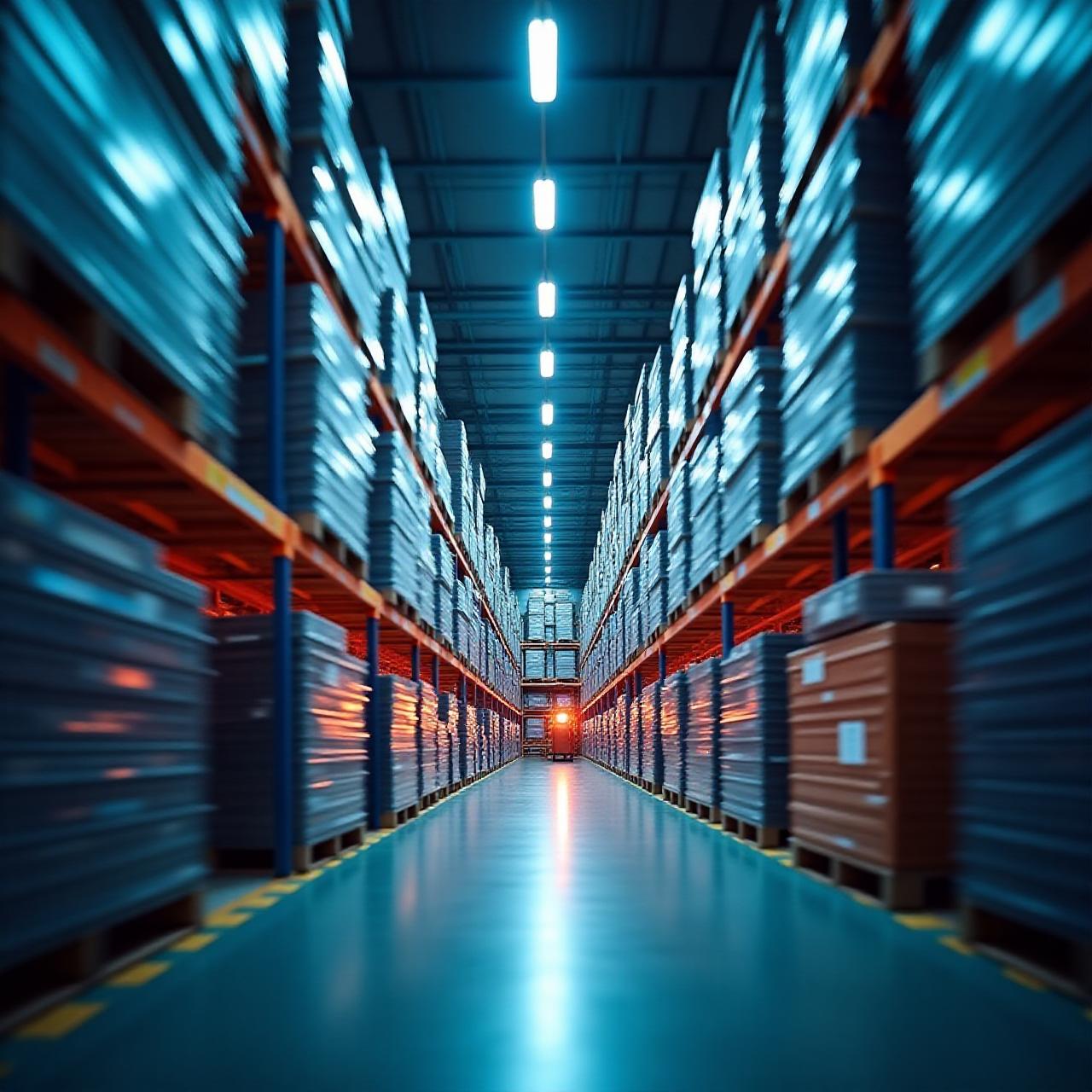 Modern logistics hub operations